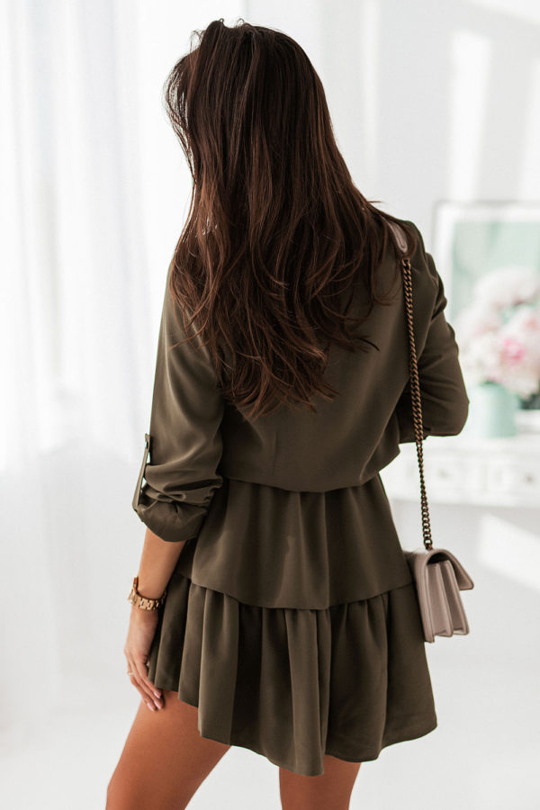 SUKIENKA KYLIE - KHAKI - obrazek 4