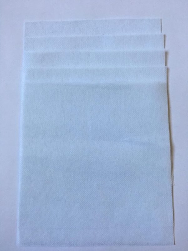 WKŁADY/LISTKI DO MASECZEK Z KIESZONKA NA FILTR 5 szt - BIAŁY - obrazek 6